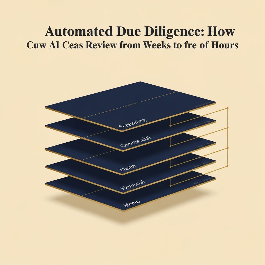 Automated Due Diligence: How AI Cuts Deal Review from Weeks to Hours